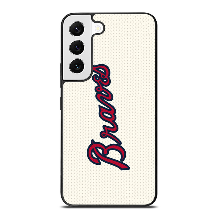 ATLANTA BRAVES ICON BASEBALL TEAM LOGO Samsung Galaxy S22 Case Cover