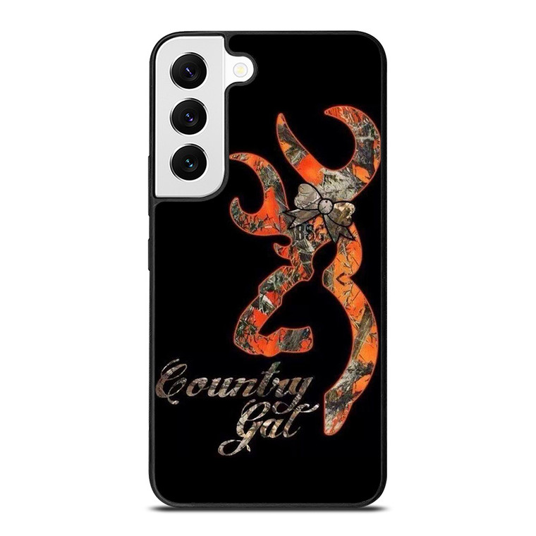 CAMO BROWNING COUNTRY GAL Samsung Galaxy S22 Case Cover