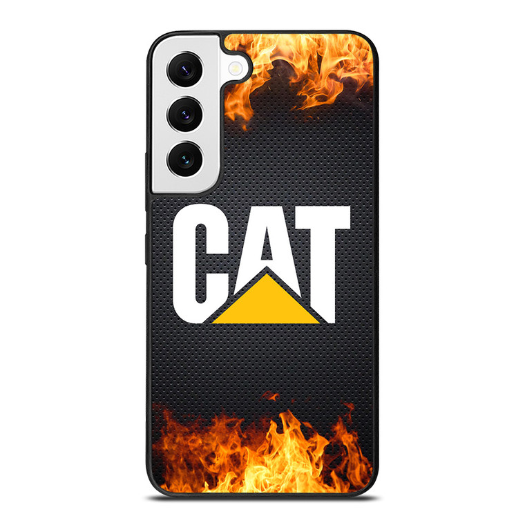 CATERPILLAR CAT TRACTOR LOGO FIRE Samsung Galaxy S22 Case Cover