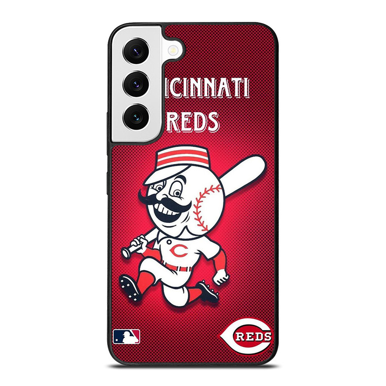 CINCINNATI REDS LOGO MLB BASEBALL TEAM MASCOT Samsung Galaxy S22 Case Cover