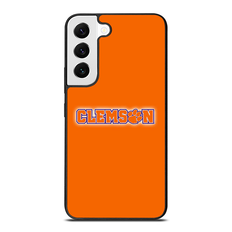 CLEMSON TIGERS LOGO FOOTBALL UNIVERSITY Samsung Galaxy S22 Case Cover