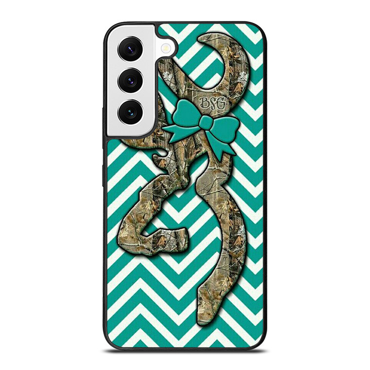 COUNTRY GAL CAMO BROWNING CHEVRON Samsung Galaxy S22 Case Cover