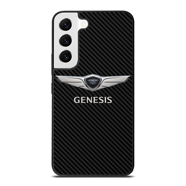 GENESIS CAR LOGO CARBON Samsung Galaxy S22 Case Cover