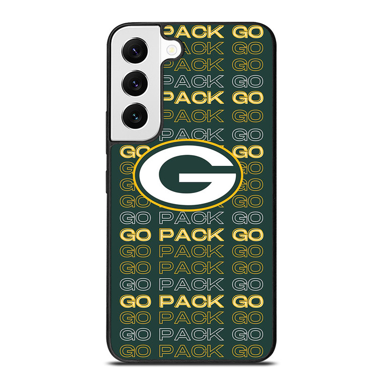 GREEN BAY PACKERS FOOTBALL TEAM LOGO GO PACK GO Samsung Galaxy S22 Case Cover