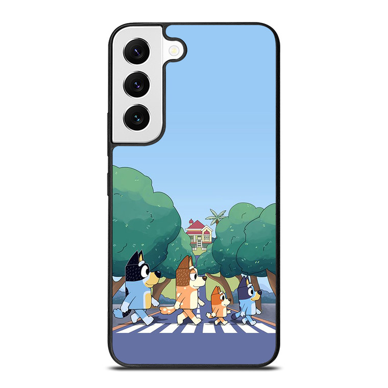 HEELERS FAMILY BLUEY CARTOON ABBEY ROAD Samsung Galaxy S22 Case Cover