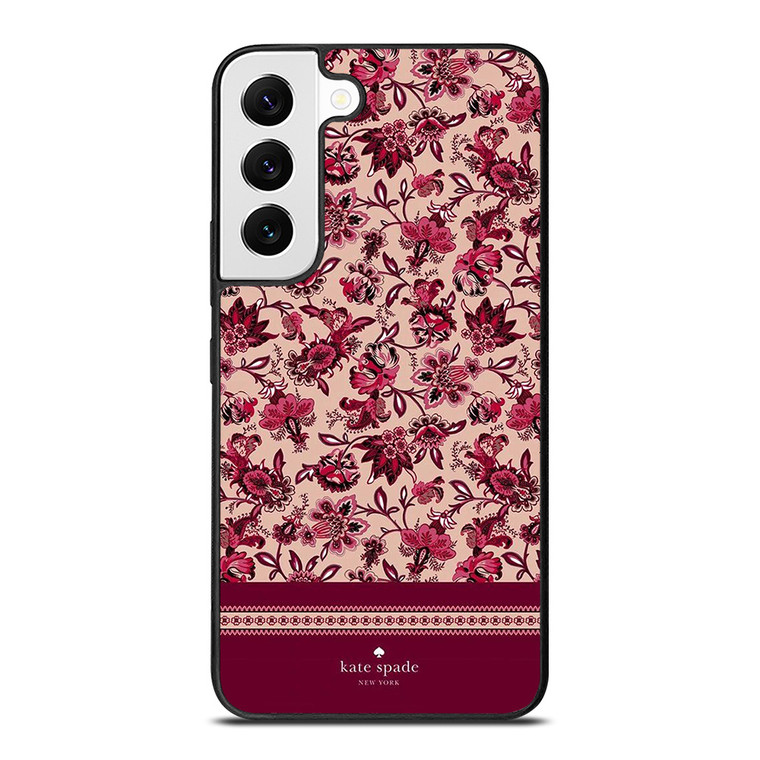 KATE SPADE NEW YORK RED FLORAL Samsung Galaxy S22 Case Cover