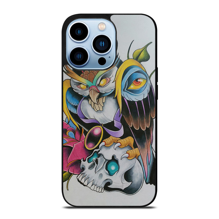 SUGAR SCHOOL OWL TATTOO iPhone 13 Pro Max Case Cover