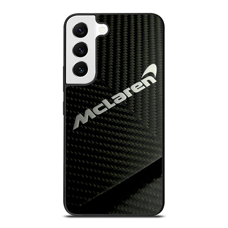 MCLAREN CAR LOGO CARBON Samsung Galaxy S22 Case Cover