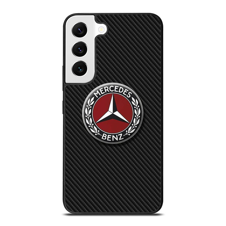 MERCEDES BENZ CLASSIC LOGO CARBON Samsung Galaxy S22 Case Cover