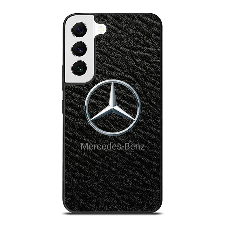 MERCEDES BENZ LOGO ON LEATHER Samsung Galaxy S22 Case Cover