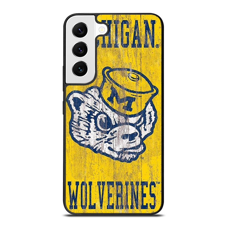 MICHIGAN WOLVERINES FOOTBALL UNIVERSITY ICON Samsung Galaxy S22 Case Cover