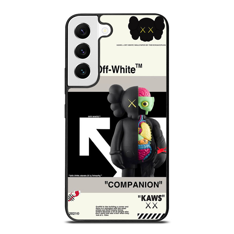 OFF WHITE KAWS COMPANION Samsung Galaxy S22 Case Cover