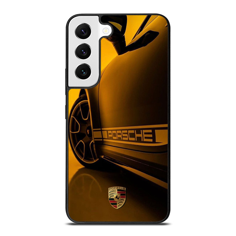 PORSCHE LOGO CAR YELOOW Samsung Galaxy S22 Case Cover