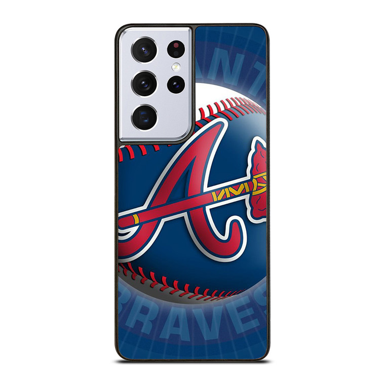 ATLANTA BRAVES LOGO MLB BASEBALL TEAM ICON Samsung Galaxy S21 Ultra Case Cover