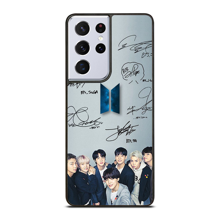 BTS BANGTAN BOYS KPOP KOREA SIGNATURE Samsung Galaxy S21 Ultra Case Cover