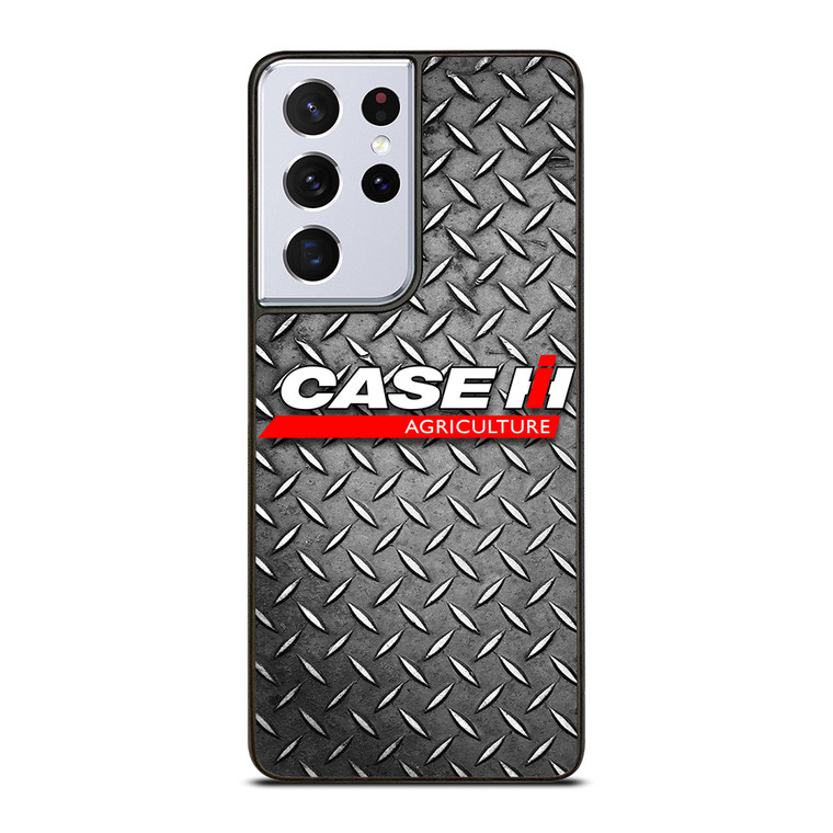 CASE IH LOGO AGRICULTURE METAL ICON Samsung Galaxy S21 Ultra Case Cover