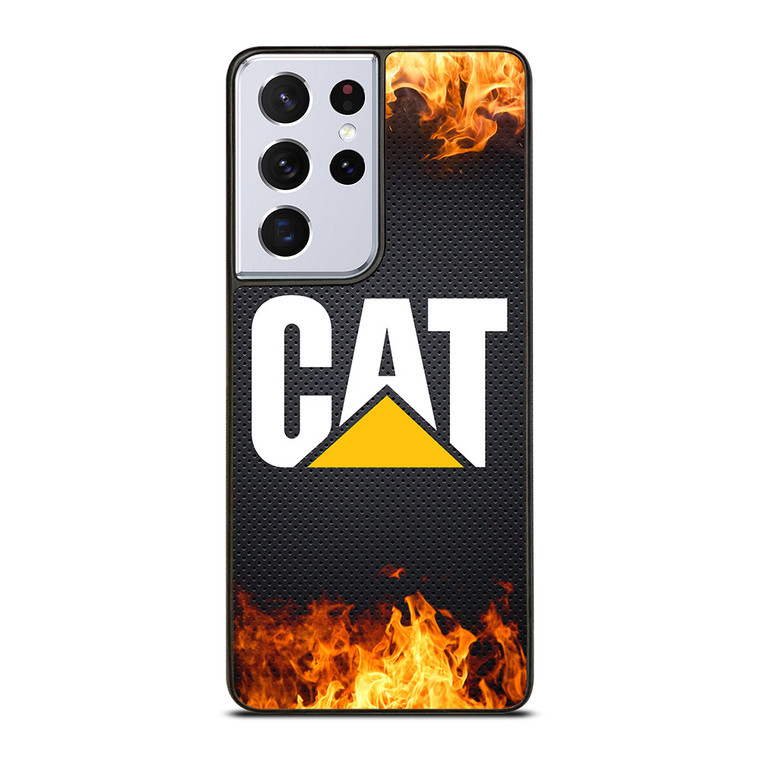 CATERPILLAR CAT TRACTOR LOGO FIRE Samsung Galaxy S21 Ultra Case Cover