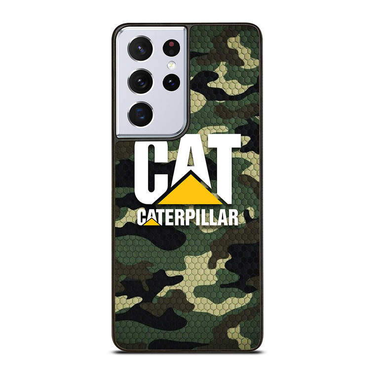 CATERPILLAT TRACTOR LOGO CAT CAMO ICON Samsung Galaxy S21 Ultra Case Cover