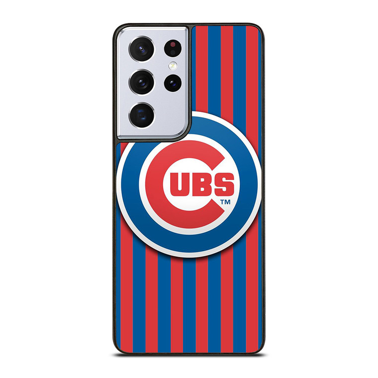 CHICAGO CUBS LOGO BASEBALL TEAM USA FLAG Samsung Galaxy S21 Ultra Case Cover