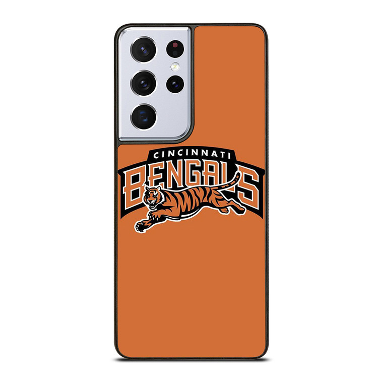 CINCINNATI BENGALS FOOTBALL LOGO NFL TEAM Samsung Galaxy S21 Ultra Case Cover