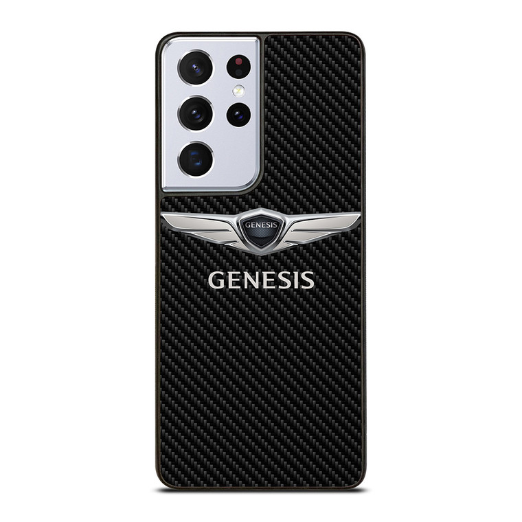 GENESIS CAR LOGO CARBON Samsung Galaxy S21 Ultra Case Cover