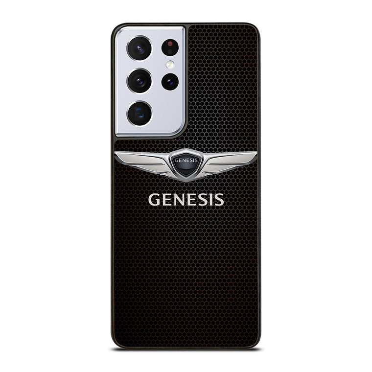 GENESIS CAR LOGO METAL PLATE Samsung Galaxy S21 Ultra Case Cover