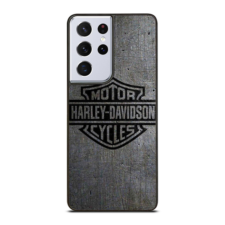 HARLEY DAVIDSON MOTORCYCLES COMPANY LOGO METAL Samsung Galaxy S21 Ultra Case Cover