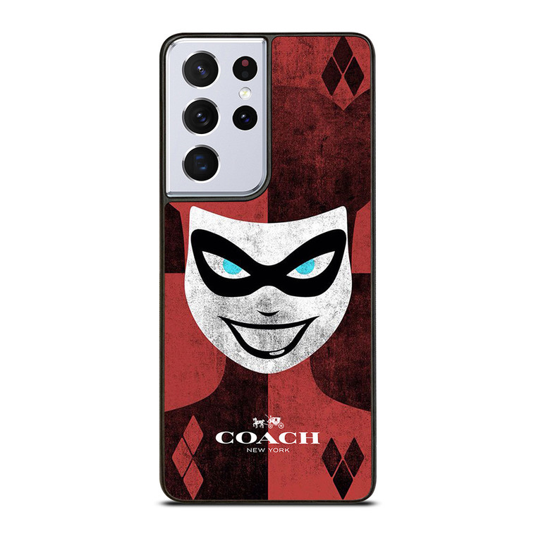 HARLEY QUINN COACH NEW YORK LOGO Samsung Galaxy S21 Ultra Case Cover