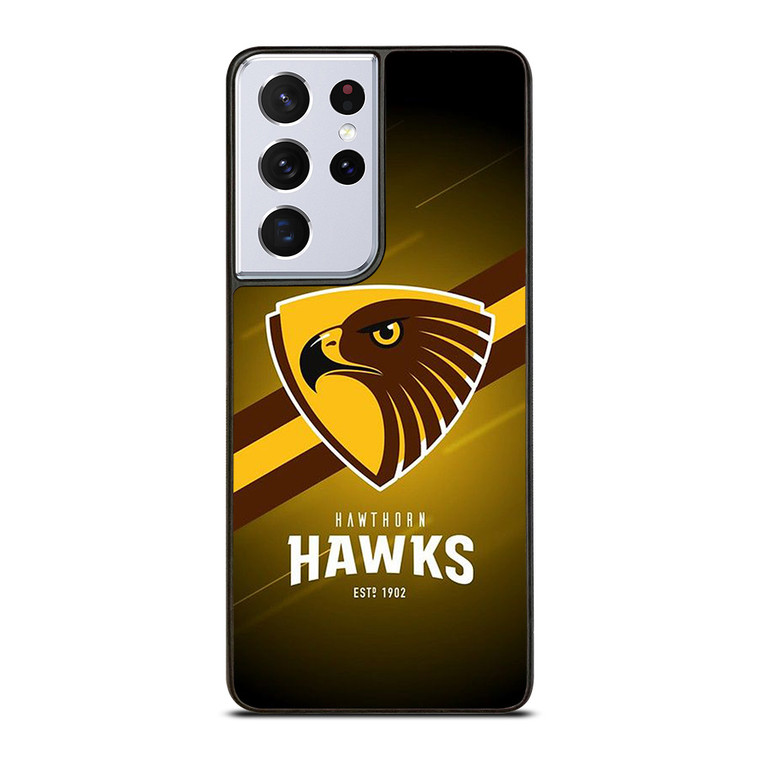 HAWTHORN HAWKS FOOTBALL CLUB LOGO AUSTRALIA TEAM Samsung Galaxy S21 Ultra Case Cover