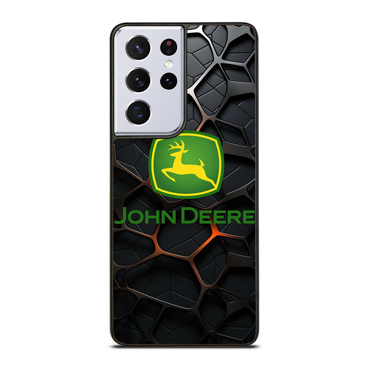 JOHN DEERE TRACTOR LOGO STEEL EMBLEM Samsung Galaxy S21 Ultra Case Cover