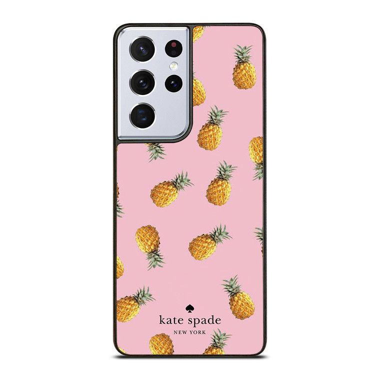 KATE SPADE NEW YORK LOGO PINEAPPLES Samsung Galaxy S21 Ultra Case Cover