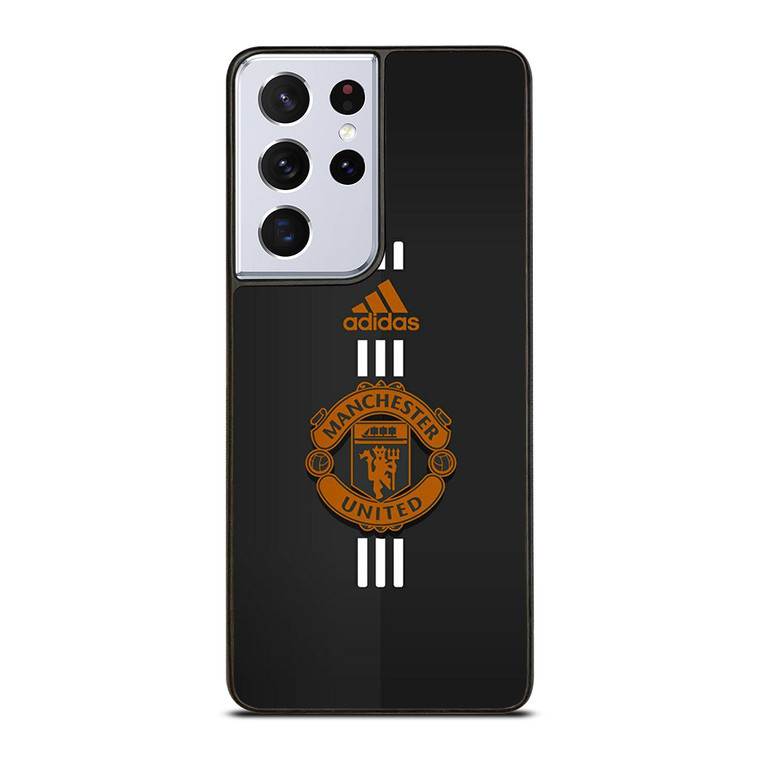 MANCHESTER UNITED FC LOGO FOOTBALL CLUB ADIDAS ICON Samsung Galaxy S21 Ultra Case Cover