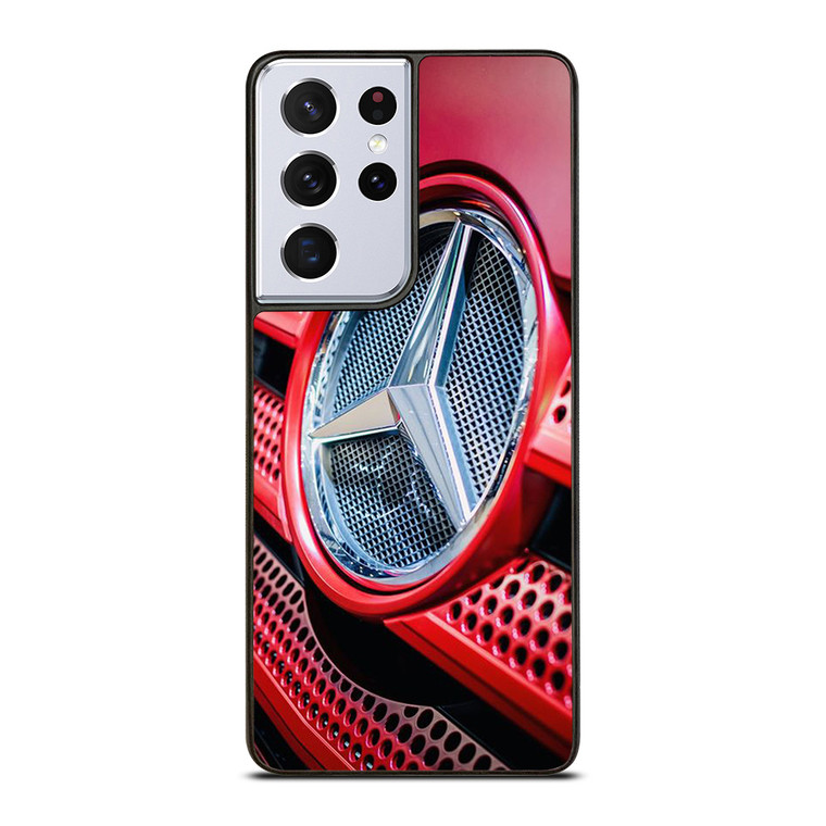 MERCEDES BENZ LOGO EMBLEM RED Samsung Galaxy S21 Ultra Case Cover