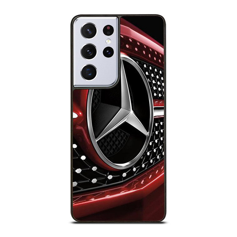 MERCEDES BENZ LOGO RED EMBLEM Samsung Galaxy S21 Ultra Case Cover
