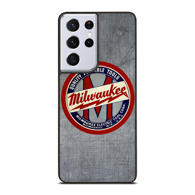 MILWAUKEE PORTABLE TOOL LOGO METAL ICON Samsung Galaxy S21 Ultra Case Cover