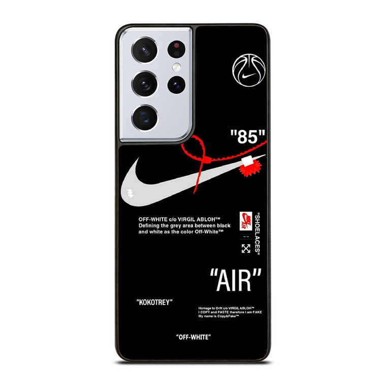 NIKE AIR JORDAN OFF WHITE BLACK KOKOTREY Samsung Galaxy S21 Ultra Case Cover