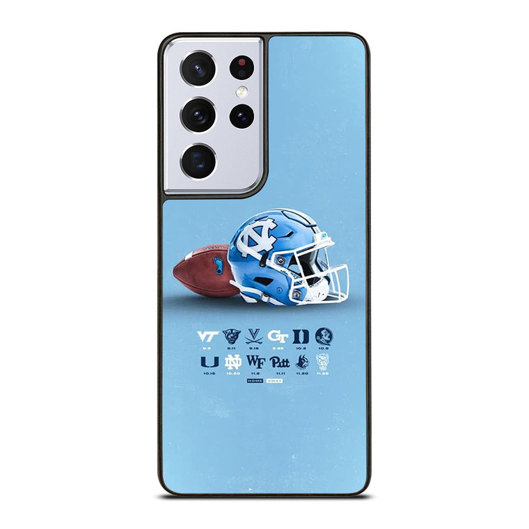 NORTH CAROLINA TAR HEELS LOGO BASKETBALL UNIVERSITY HELMET Samsung Galaxy S21 Ultra Case Cover