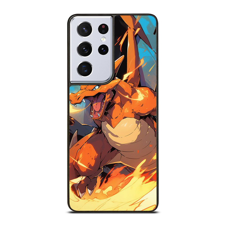 POKEMON CHARIZAR POCKET MONSTERS ART Samsung Galaxy S21 Ultra Case Cover