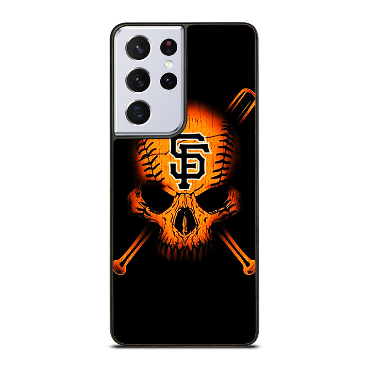 SAN FRANCISCO GIANTS LOGO BASEBALL SKULL Samsung Galaxy S21 Ultra Case Cover