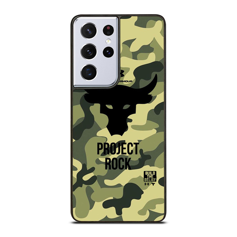 UNDER ARMOUR LOGO PROJECT ROCK CAMO Samsung Galaxy S21 Ultra Case Cover