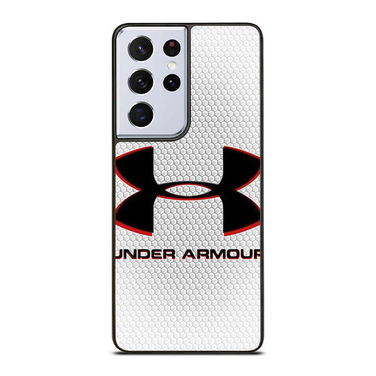 UNDER ARMOUR LOGO WHITE ICON Samsung Galaxy S21 Ultra Case Cover