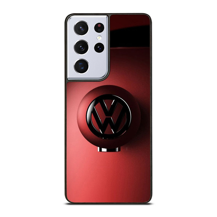 VW VOLKSWAGEN CAR LOGO RED Samsung Galaxy S21 Ultra Case Cover
