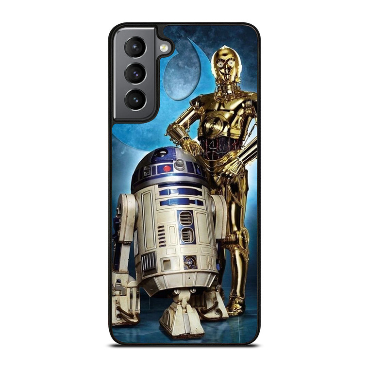 DROID 3-CPO AND R2-D2 STAR WARS Samsung Galaxy S21 Plus Case Cover