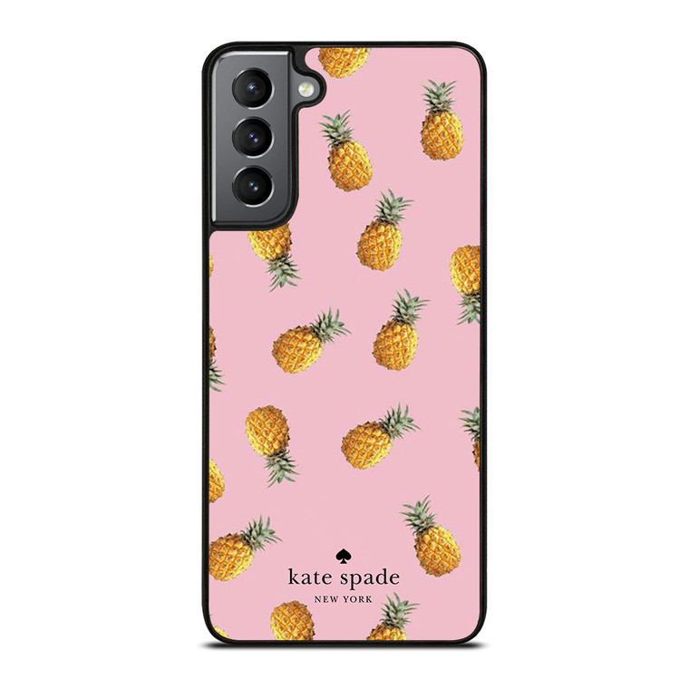 KATE SPADE NEW YORK LOGO PINEAPPLES Samsung Galaxy S21 Plus Case Cover