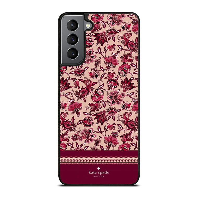 KATE SPADE NEW YORK RED FLORAL Samsung Galaxy S21 Plus Case Cover