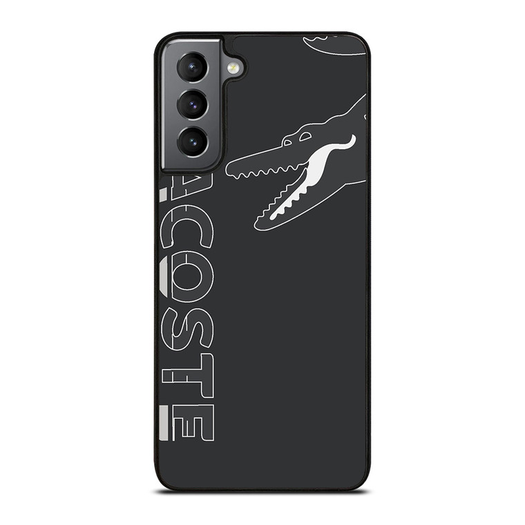 LACOSTE CROC LOGO GRAY ICON Samsung Galaxy S21 Plus Case Cover