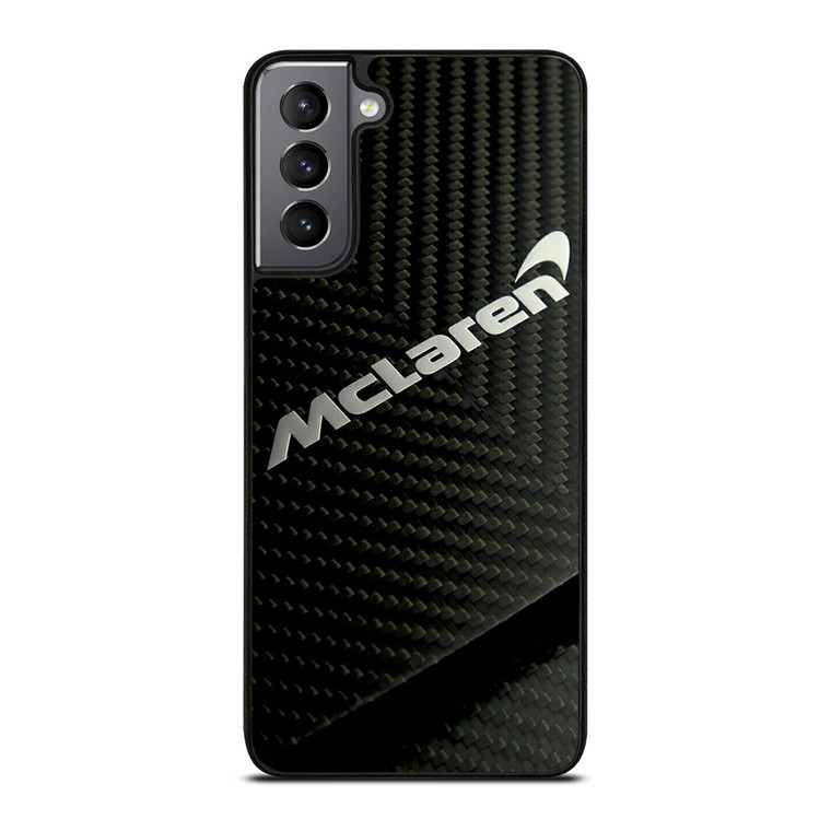 MCLAREN CAR LOGO CARBON Samsung Galaxy S21 Plus Case Cover
