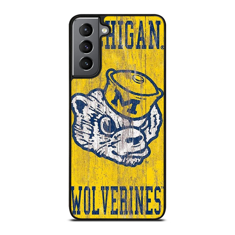 MICHIGAN WOLVERINES FOOTBALL UNIVERSITY ICON Samsung Galaxy S21 Plus Case Cover