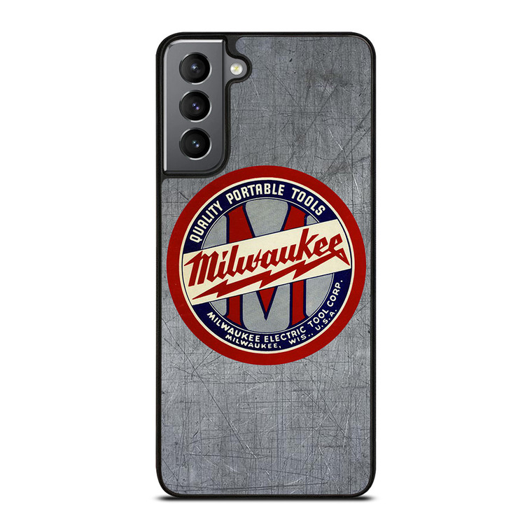 MILWAUKEE PORTABLE TOOL LOGO METAL ICON Samsung Galaxy S21 Plus Case Cover