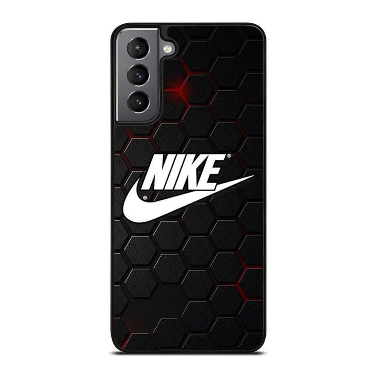 NIKE LOGO HEXAGONAL METAL Samsung Galaxy S21 Plus Case Cover